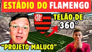 🚨O SURPREENDENTE Estádio do Flamengo que vai REVOLUCIONAR o Futebol!