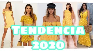 TENDENCIA OUTFITS EN COLOR AMARILLO