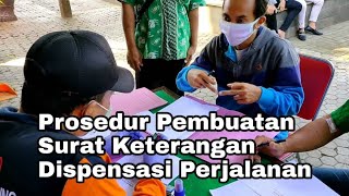 Prosedur Pengurusan Surat Keterangan Dispensasi Perjalanan Kabupaten Tulungagung