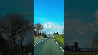 blue clouds after 1 day snowing