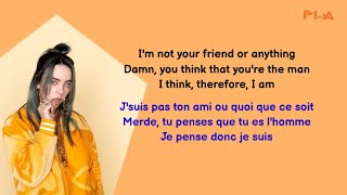 Billie Eilish - Therefore I Am (Paroles Lyrics Traduction française)