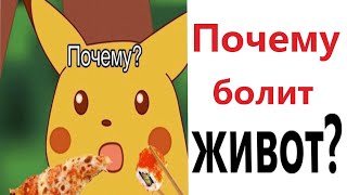 Приколы! ПОЧЕМУ БОЛИТ ЖИВОТ! Смешные видео от Доми шоу! Мемы анимация