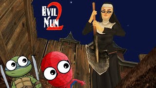 МОНАХИНЯ 2! Химический эксперимент ИСПОРЧЕН! evil nun 2 – СПАЙДЕР И НИНДЗЯГО