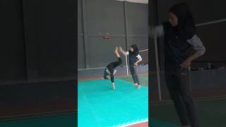 Latihan Jatuhan dengan dibantu memutar kaki 🔥 #geraksilat