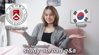 first two months in south korea 🇰🇷 *study abroad q&a*