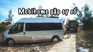 Mobihome KemKay gặp sự cố | Ngủ qua đêm ở bờ biển Quảng Ngãi | Xuyên Việt bằng nhà di động