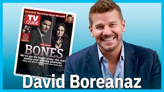 BONES' David Boreanaz remembers Booth & Brennan early days & classic TV Guide Mag cover | TV Insider