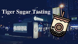 Reacting to the NEWLY OPENED Tiger Sugar milk tea in BGC!