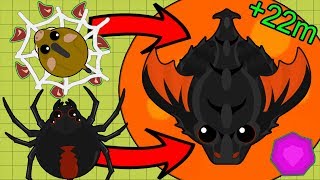 Mope.io 22 MILLION XP in 1 SECOND! NEW HACKER KING DRAGON WORLD RECORD // INSANT BLACK DRAGON GLITCH