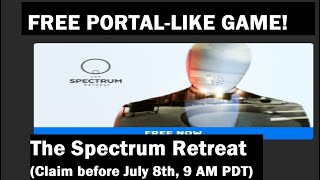 Free game- Spectrum Retreat (Like Portal) from Epic Games