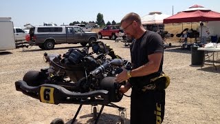 125 Shifter Kart Heat Race @ SRK - Boise Idaho, James O'Brien #6 - Trackmagic Honda