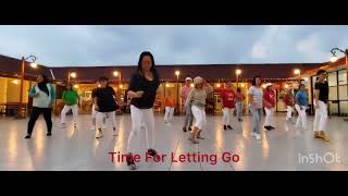 Time For Letting Go Line Dance by Kartika Dewiana (INA)- Demo by Kartika& friends