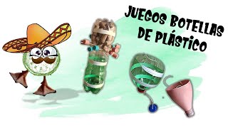 Dos juegos para crear muy fáciles reutilizando botellas plásticas!