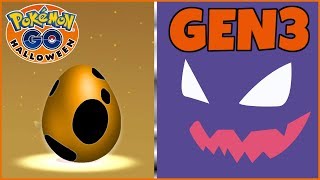 POKEMON GO GEN 3 HALLOWEEN EVENT