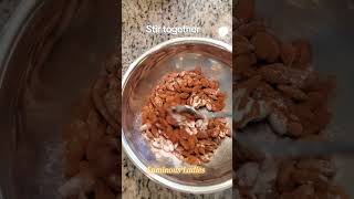 4 Ingredient Candied Almonds recipe #cinnamon #easy #healthy #no sugar #candy #roasted #Christmas