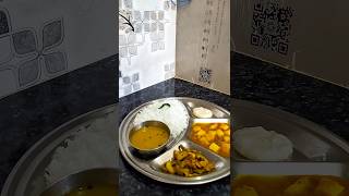 Village lunch thali #shorts #youtubeshorts