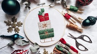 Christmas gifts v.2 embroidery pattern