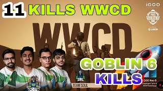 Team Soul 11k chicken dinner in bmps match 6 | Goblin solo 6 kills | Soul highlights