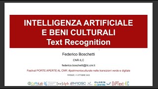 03 Genius Academy - Intelligenza artificiale: Computer Vision e Text recognition