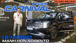 KIA CARNIVAL 2024: máy 1.6 turbo hybrid mạnh hơn Sorento và tất nhiên là rất đẹp | GU Flash Review