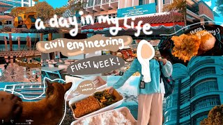 A week in My Life |°First Week as a Civil Engineering Student •°Gadjah Mada University📚