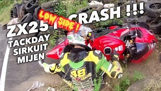 ZX25R CRASH ! Trackday Sirkuit Mijen