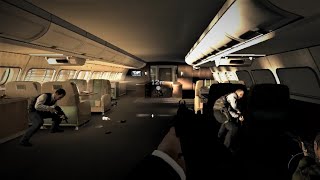 Cod MW3 -- Mission-- Terbulence -- Plane Hijacking