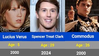 Gladiator cast : Then and Now ( 2000 vs 2024 ) || Real Names & Ages