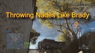 Battlefield 4 Tossing nades like Tom Brady