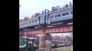 Morning flight in Bangladesh. During the busy rush hour, thousands of passengers, including children