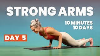 'I Carry My Own Bags' Strength Building Class! Day 5: 10 Day Yoga Challenge