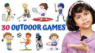 Outdoor Games🏏 | Learn with Adi | Adi Keshari Connection