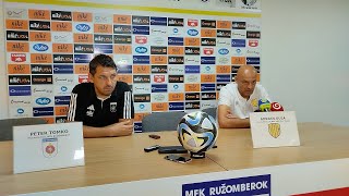 Tlačová konferencia: MFK Ružomberok – FC DAC 1904 Dunajská Streda 1:1 (1:0)