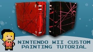 [TUTORIAL] DIY Nintendo Wii Custom Case Painting!