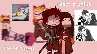 ☠️Demon Slayer Character React A Ships || Kimetsu No Yaiba