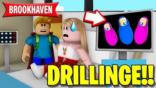 SCHWANGERE FREUNDIN bekommt DRILLINGE in BROOKHAVEN! (Roblox Brookhaven 🏡RP | Story Deutsch)