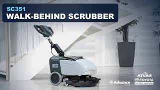 Advance SC351 Walk-Behind Floor Scrubber