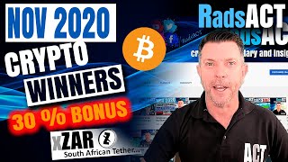 #CryptoGiveAway Winners Nov 2020...