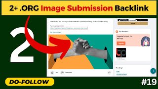 High Quality .ORG Image Submission Backlinks | 2+ | How to Create Image Submission Backlinks #image