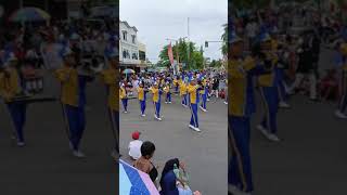 LAGU YANG PENTING HEPI Versi Drumband di Pawai Karnaval Kota Sampit 2024 HUT RI Ke 79