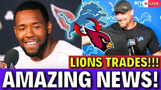 EXCLUSIVE! MAJOR TRADE AGREEMENT BETWEEN LIONS AND CARDINALS! DETROIT LIONS NEWS