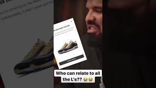 WHO CAN RELATE!!!! TO ALL THE L’s ON SNRKS APP 🤣🤣 #sneakers #viral #shorts