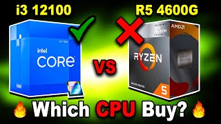 🔥Intel vs AMD 2022🔥12100 vs 4600G vs 4650G🔥Which CPU To Buy? @KshitijKumar1990