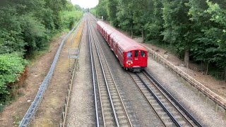 1938 Tube Stock on The Heritage Train Journey-120th Anniversary of the Metropolitan Line Extension.