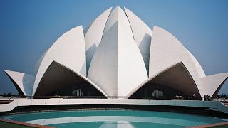 Visiting Lotus Temple , House of worship in New Delhi, India