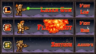 METAL SLUG All Weapons Damage