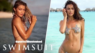 Gigi Hadid Glows, Irina Shayk Swims With The Sharks In Tahiti | On Set | Sports Illustrated Swimsuit