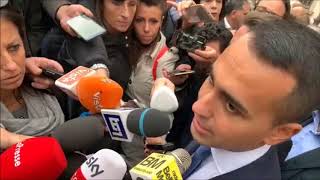 Terremoto, Luigi Di Maio dopo l'incontro con i sindaci etnei a Palazzo Chigi