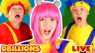 LIVE - D Billions Animal Friends Songs for Kids | Animal Sounds and Pet Dino