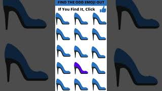 HOW GOOD ARE YOUR EYES |FInd the odd emoji out |Emoji Puzzle Quiz#shorts